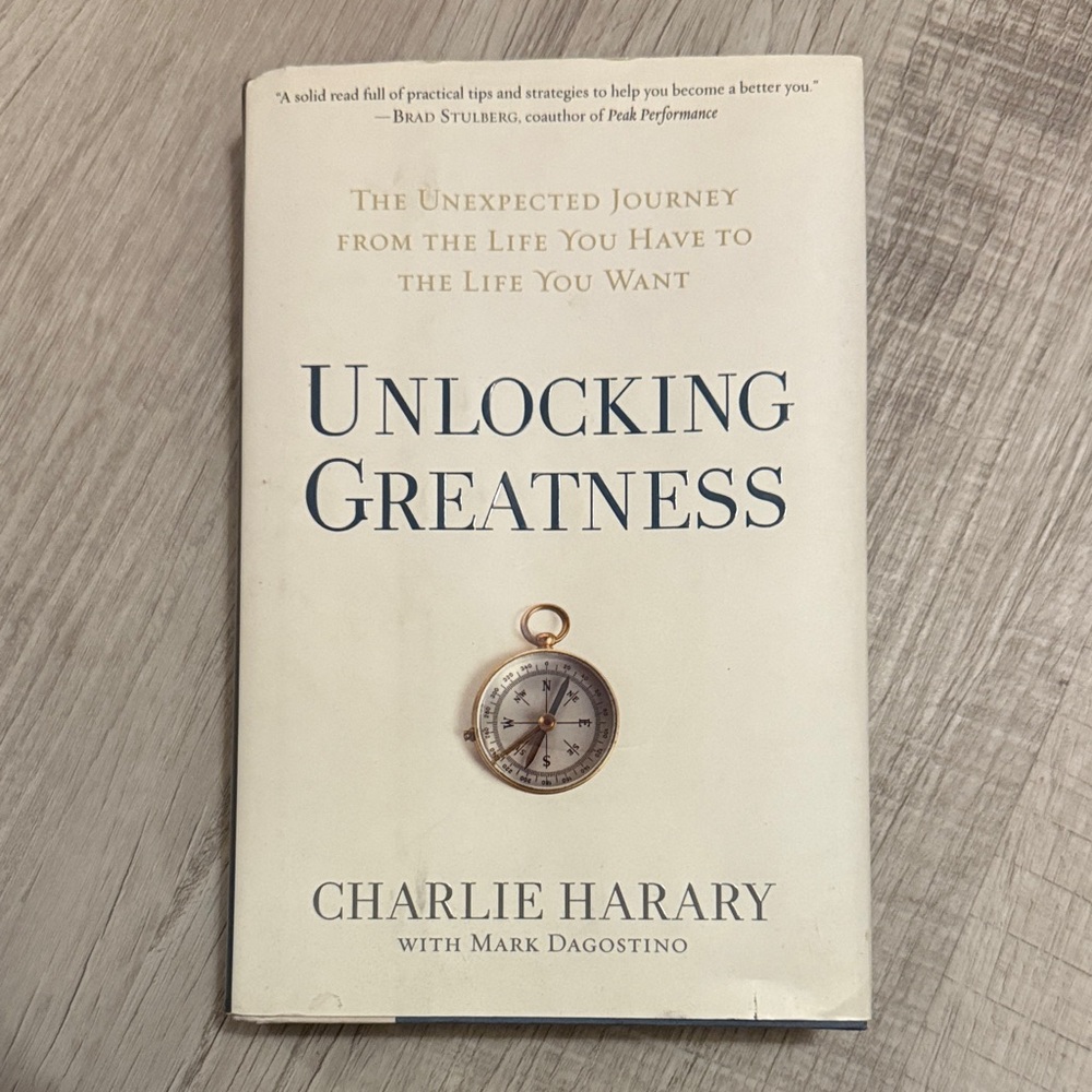 Unlocking Greatness Book by Charlie Harary